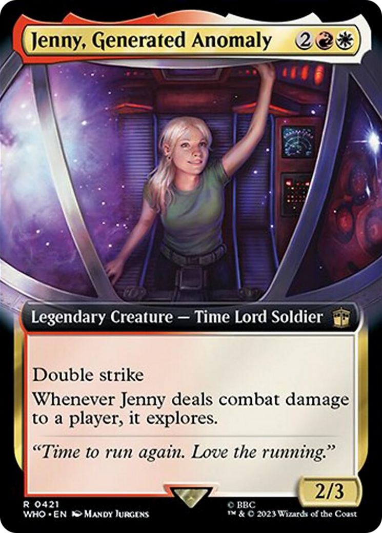 Jenny, Generated Anomaly (Extended Art) [Doctor Who] [Foil]