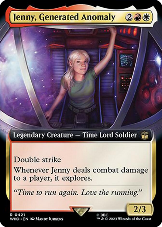 Jenny, Generated Anomaly (Extended Art) [Doctor Who] [Foil]