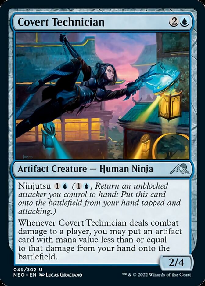 Covert Technician [Kamigawa: Neon Dynasty] [Foil]