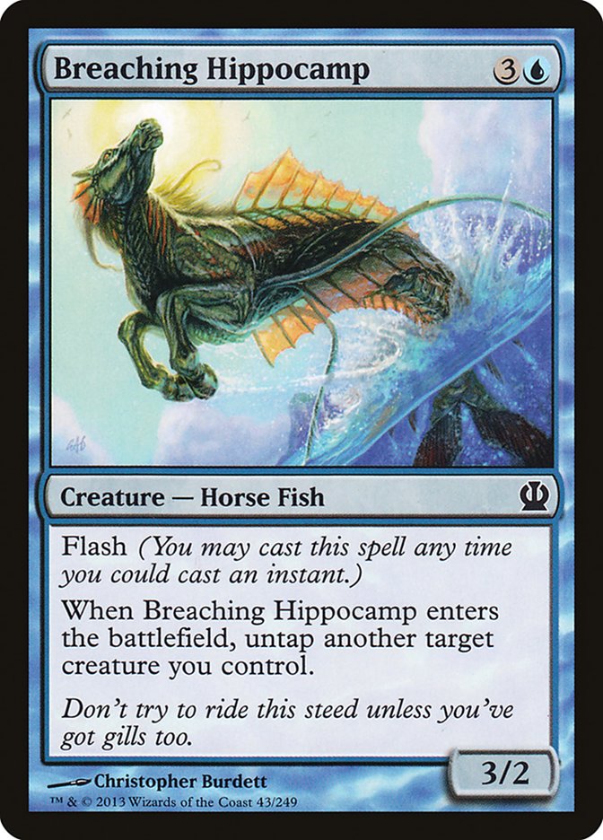 Breaching Hippocamp [Theros] [Foil]