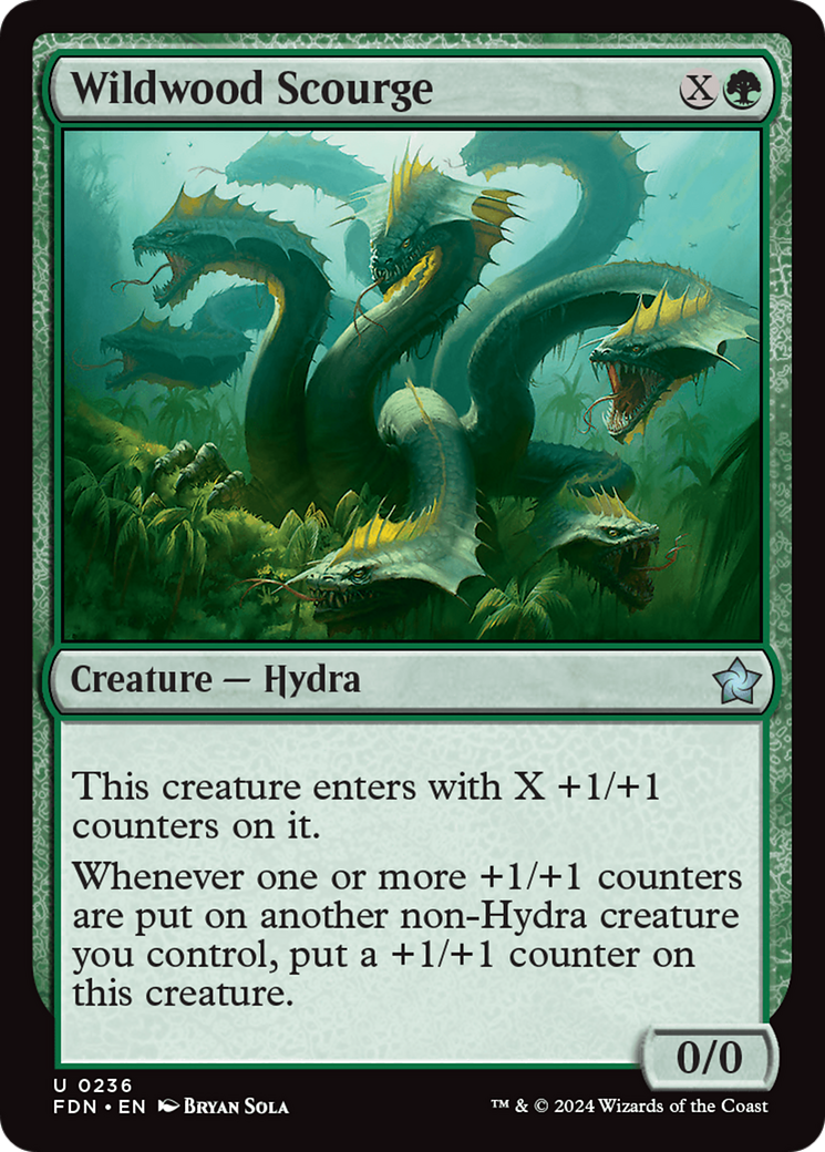 Wildwood Scourge [Foundations] [Foil]