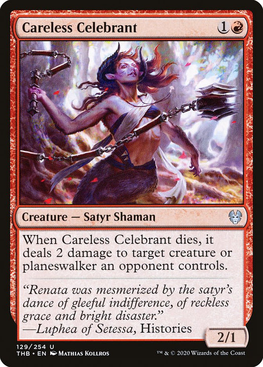 Careless Celebrant [Theros Beyond Death] [Foil]