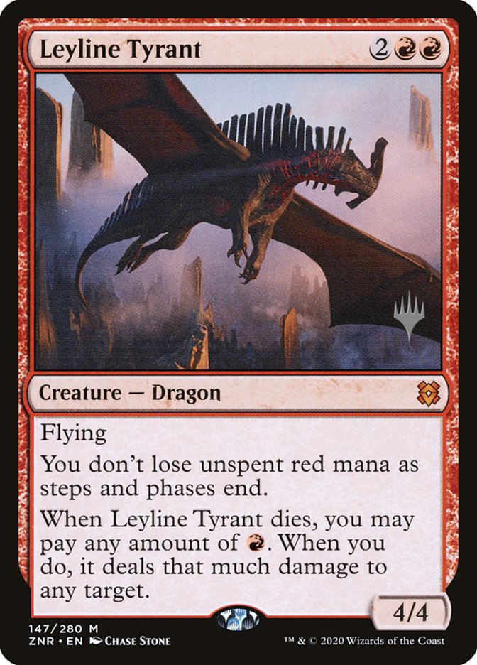Leyline Tyrant (Promo Pack) [Zendikar Rising Promos] [Foil]