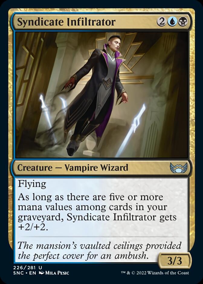 Syndicate Infiltrator [Streets of New Capenna] [Foil]