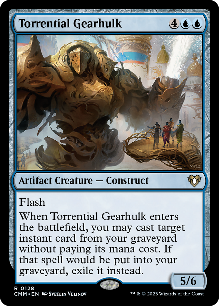 Torrential Gearhulk [Commander Masters] [Foil]