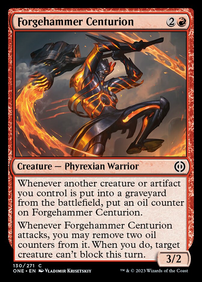 Forgehammer Centurion [Phyrexia: All Will Be One] [Foil]