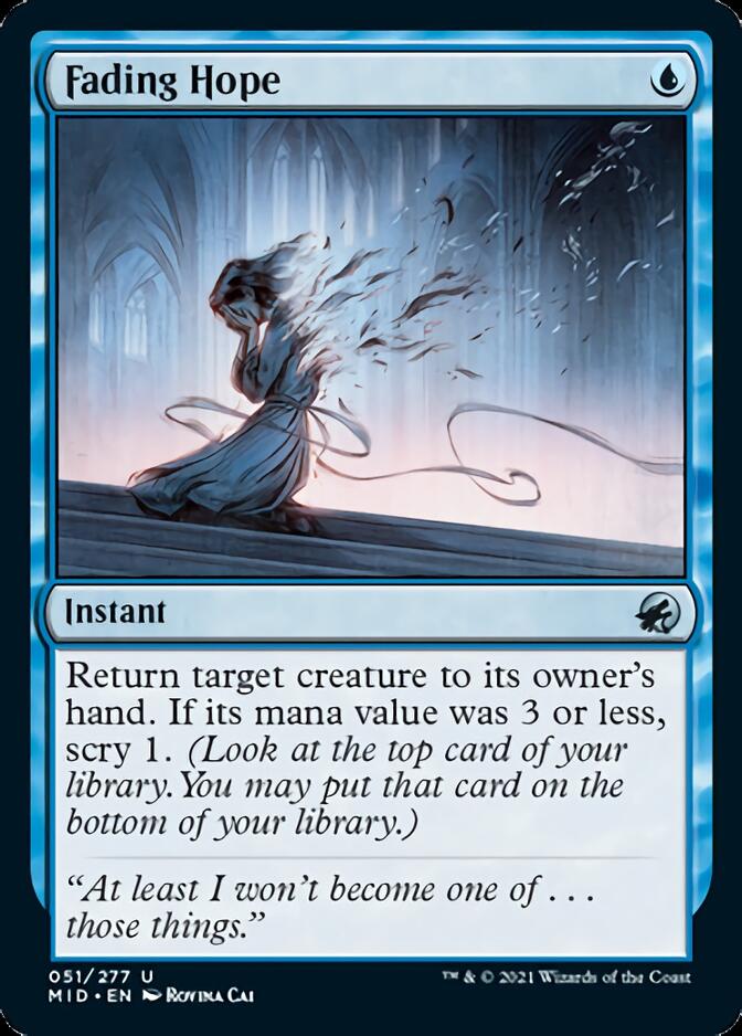 Fading Hope [Innistrad: Midnight Hunt] [Foil]