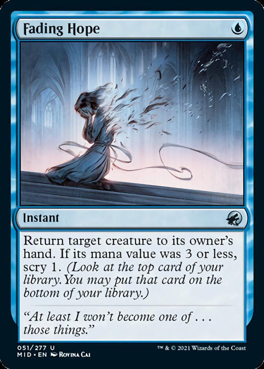 Fading Hope [Innistrad: Midnight Hunt] [Foil]