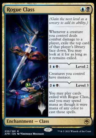 Rogue Class (Promo Pack) [Dungeons & Dragons: Adventures in the Forgotten Realms Promos] [Foil]