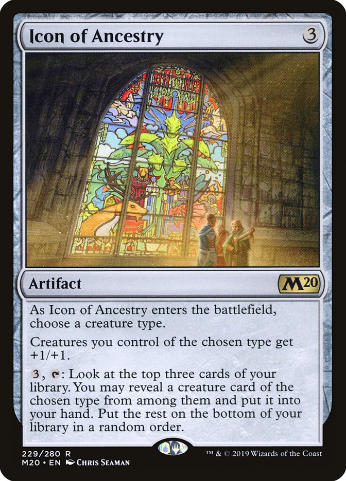 Icon of Ancestry [Core Set 2020] [Foil]