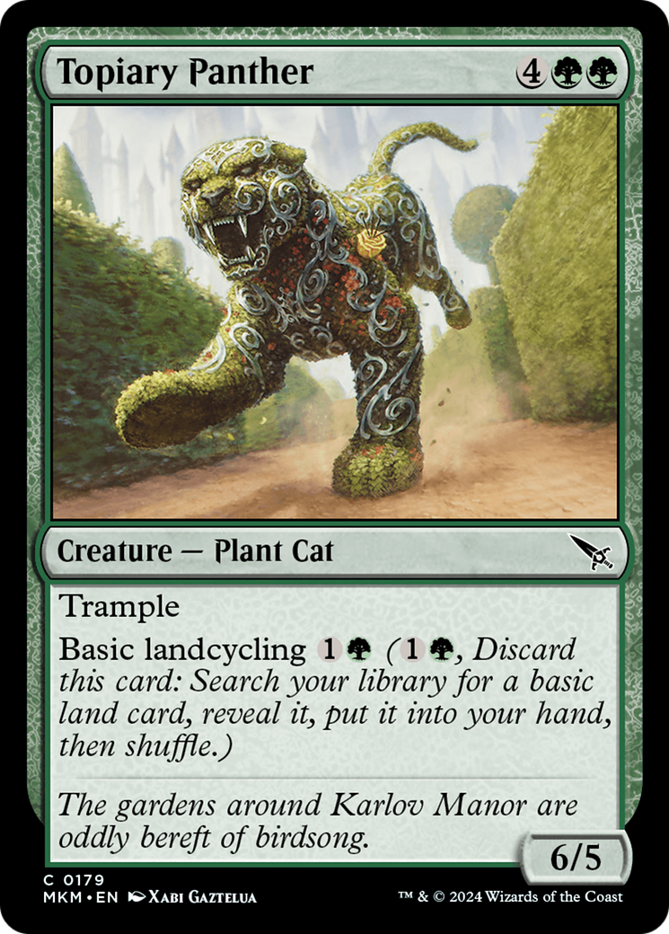 Topiary Panther [Murders at Karlov Manor] [Foil]
