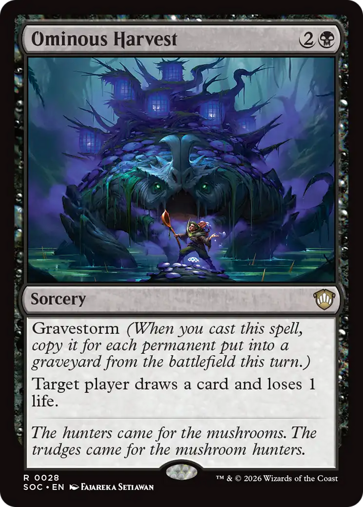 Ominous Harvest [Secrets of Strixhaven Commander] [Foil]
