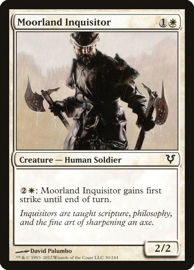 Moorland Inquisitor [Avacyn Restored] [Foil]