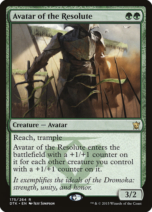 Avatar of the Resolute [Dragons of Tarkir] [Foil]