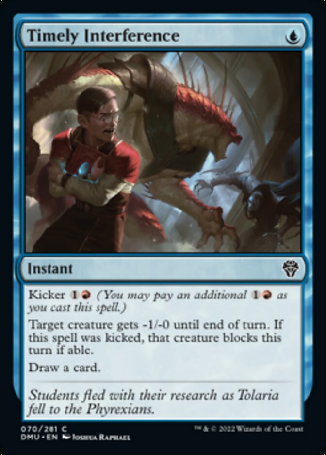 Timely Interference [Dominaria United] [Foil]
