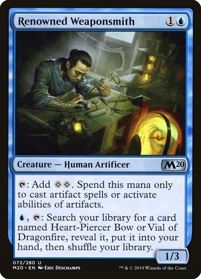 Renowned Weaponsmith [Core Set 2020] [Foil]