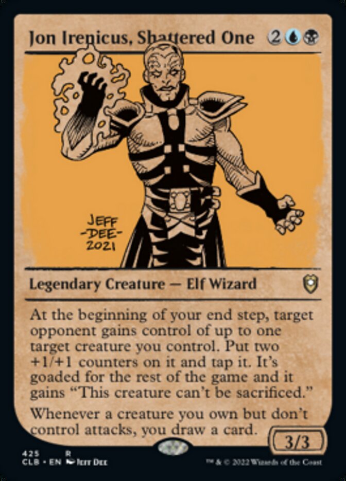 Jon Irenicus, Shattered One (Showcase) [Commander Legends: Battle for Baldur's Gate] [Foil]