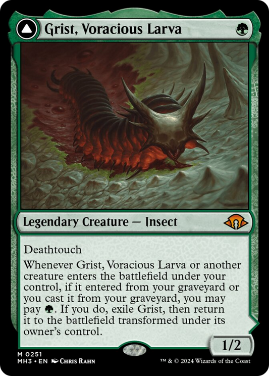 Grist, Voracious Larva // Grist, the Plague Swarm [Modern Horizons 3] [Foil]