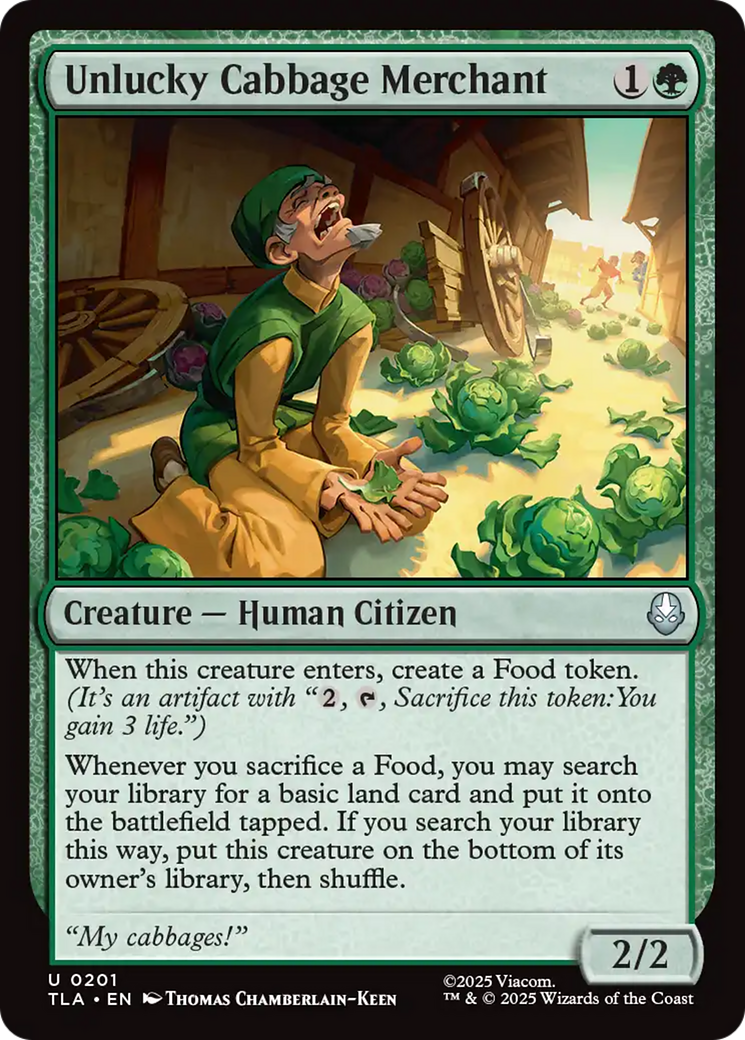 Unlucky Cabbage Merchant [Avatar: The Last Airbender] [Foil]