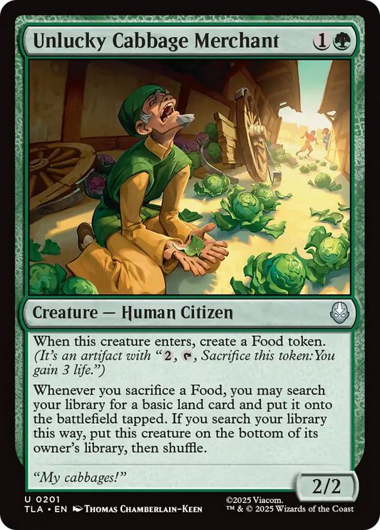 Unlucky Cabbage Merchant [Avatar: The Last Airbender] [Foil]
