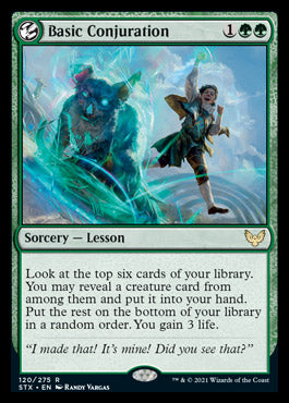 Basic Conjuration [Strixhaven: School of Mages] [Foil]
