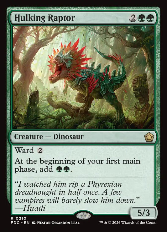 Hulking Raptor [Foundations Commander]
