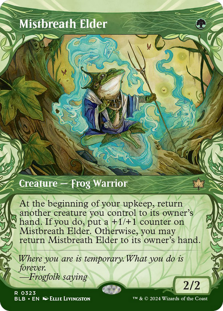 Mistbreath Elder (Showcase) [Bloomburrow] [Foil]