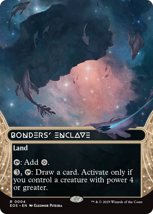 Bonders' Enclave (0004) (Borderless) [Edge of Eternities: Stellar Sights] [Foil]