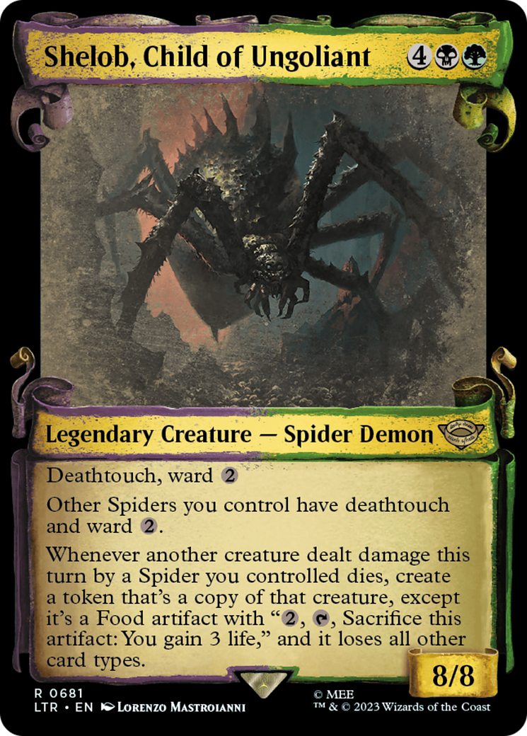 Shelob, Child of Ungoliant [The Lord of the Rings: Tales of Middle-Earth Showcase Scrolls] [Foil]