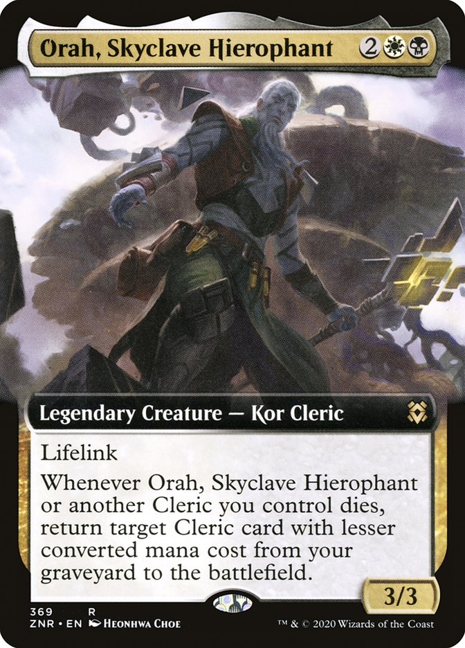 Orah, Skyclave Hierophant (Extended Art) [Zendikar Rising] [Foil]