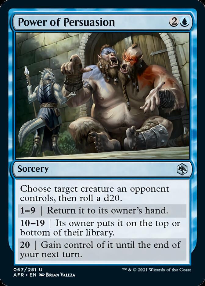 Power of Persuasion [Dungeons & Dragons: Adventures in the Forgotten Realms] [Foil]