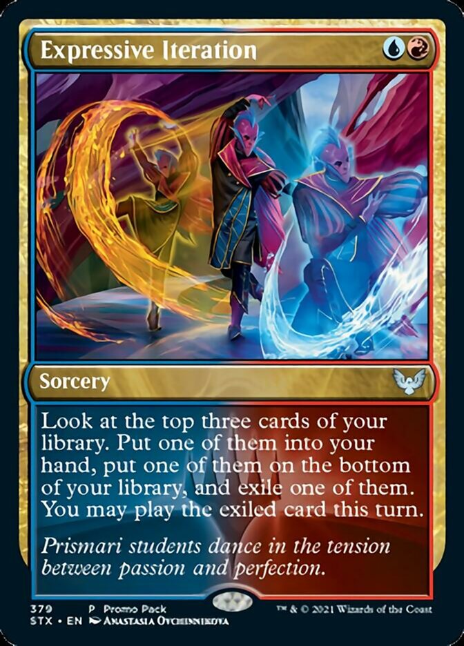 Expressive Iteration (Promo Pack) [Strixhaven: School of Mages Promos] [Foil]