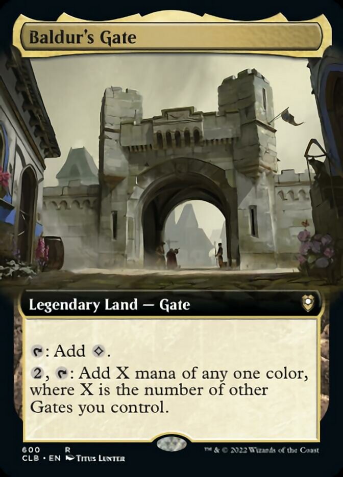 Baldur's Gate (Extended Art) [Commander Legends: Battle for Baldur's Gate] [Foil]