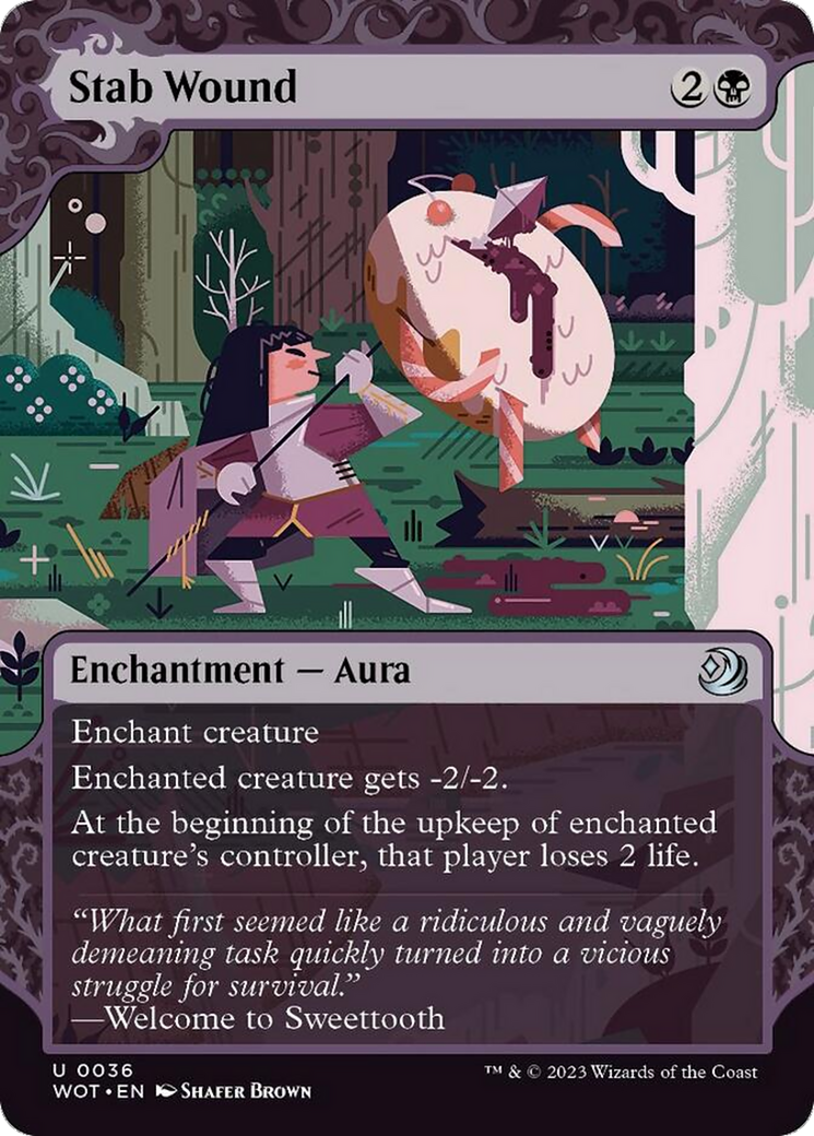Stab Wound [Wilds of Eldraine: Enchanting Tales] [Foil]