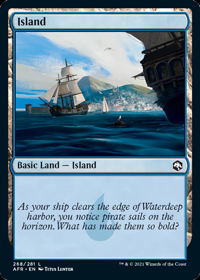 Island (268) [Dungeons & Dragons: Adventures in the Forgotten Realms] [Foil]