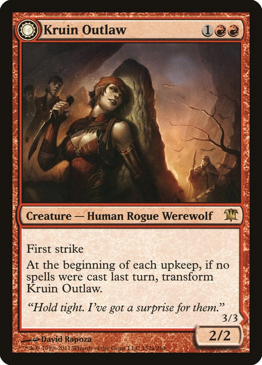 Kruin Outlaw // Terror of Kruin Pass [Innistrad] [Foil]