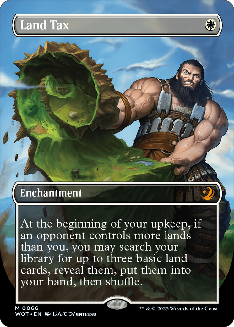 Land Tax (Anime Borderless) [Wilds of Eldraine: Enchanting Tales] [Foil]