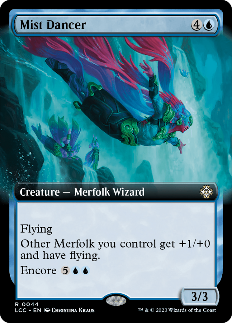 Mist Dancer (Extended Art) [The Lost Caverns of Ixalan Commander] [Foil]