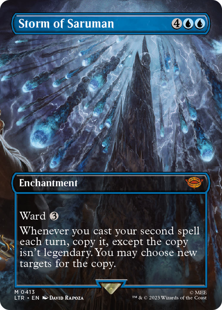 Storm of Saruman (Borderless Alternate Art) [The Lord of the Rings: Tales of Middle-Earth] [Foil]