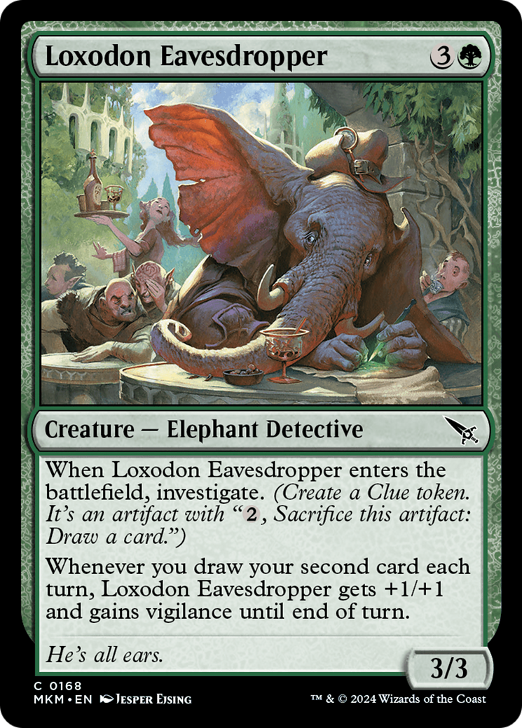 Loxodon Eavesdropper [Murders at Karlov Manor] [Foil]