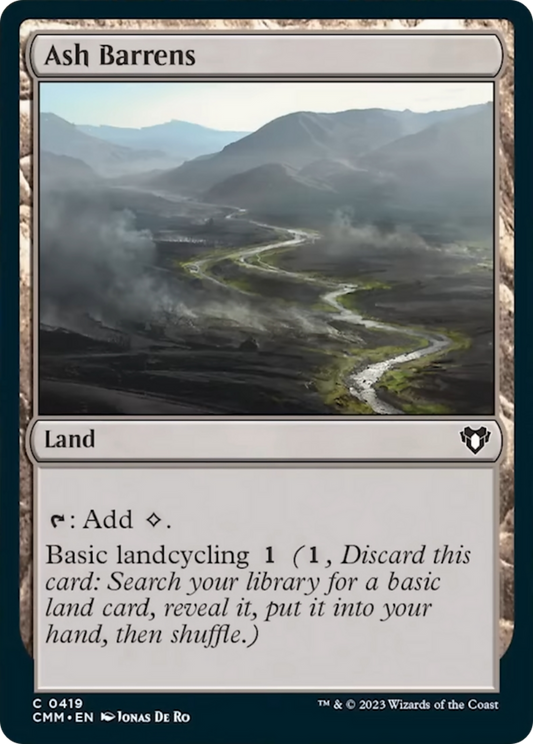 Ash Barrens [Commander Masters] [Foil]