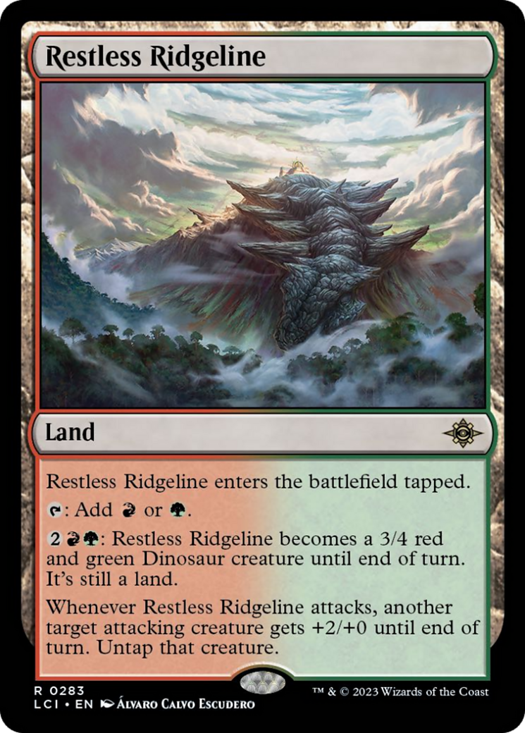 Restless Ridgeline [The Lost Caverns of Ixalan] [Foil]