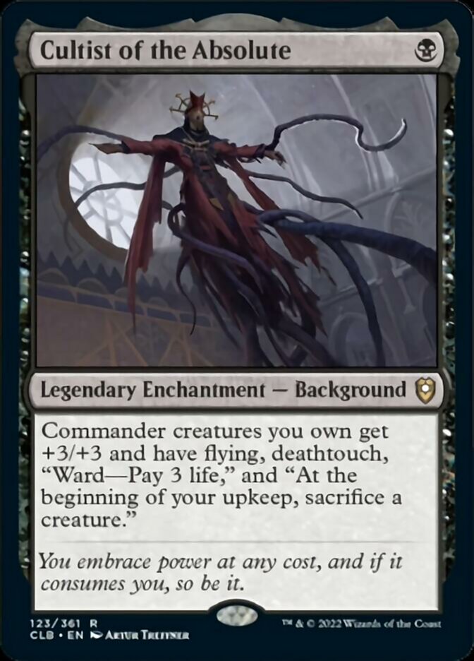 Cultist of the Absolute [Commander Legends: Battle for Baldur's Gate] [Foil]