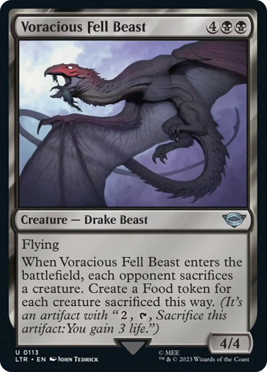 Voracious Fell Beast [The Lord of the Rings: Tales of Middle-Earth] [Foil]