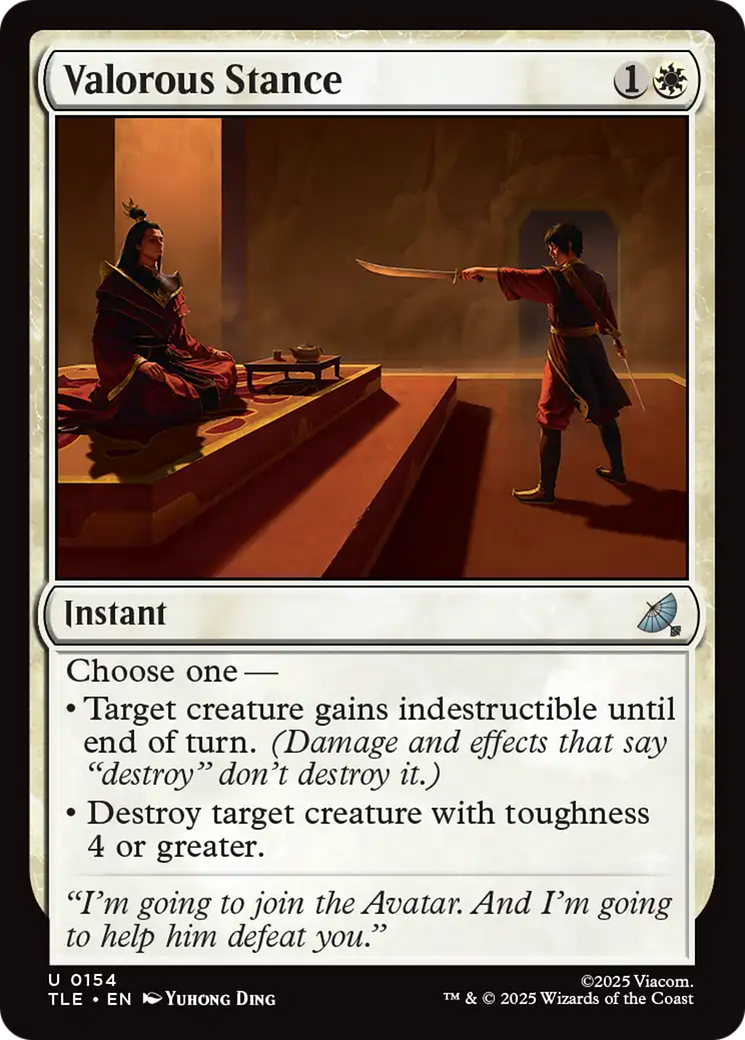 Valorous Stance [Avatar: The Last Airbender: Eternal-Legal] [Foil]
