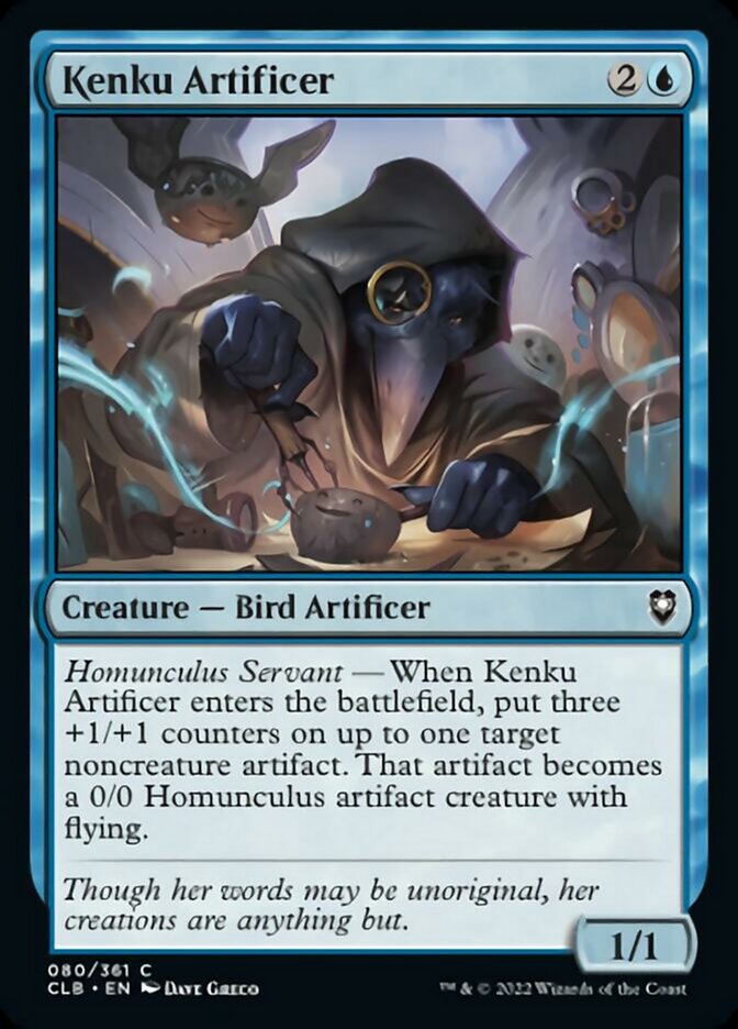 Kenku Artificer [Commander Legends: Battle for Baldur's Gate] [Foil]