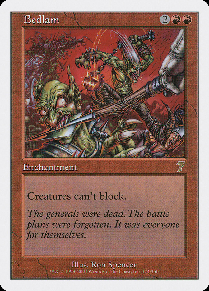 Bedlam [Seventh Edition] [Foil]