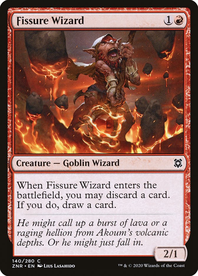 Fissure Wizard [Zendikar Rising] [Foil]
