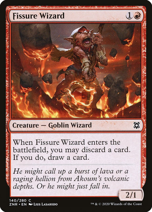 Fissure Wizard [Zendikar Rising] [Foil]
