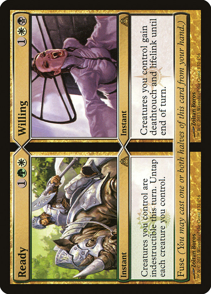 Ready // Willing [Dragon's Maze] [Foil]